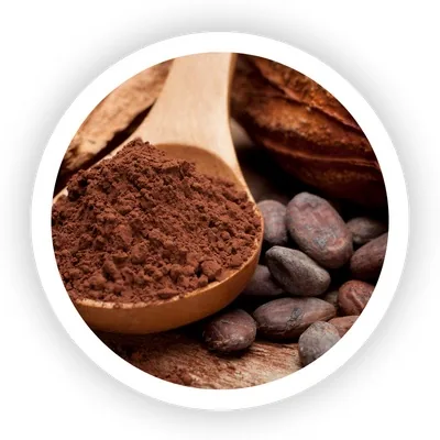 Cocoa hard wax used for gentle, moisturizing hair removal